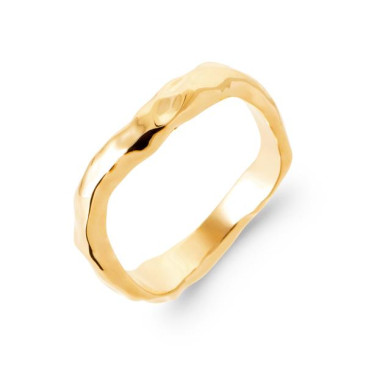 Bague plaqué or Stepec - IPPPIPPP