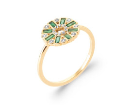 Bague plaqué or oxydes Stepec - IPPPSIUP