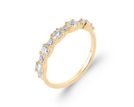 Bague plaqué or oxydes Stepec - IPPPTSBP