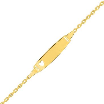 Bracelet gourmette identité bébé or Stepec - 497366.00