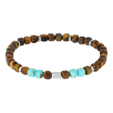 Bracelet perles & acier Rochet - HB9633