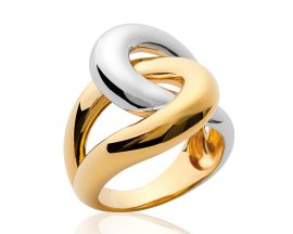 Bague plaqué or Stepec - IBJJIPB