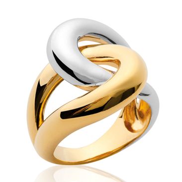 Bague plaqué or Stepec - IBJJIPB