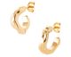 Boucles d'oreilles créoles plaqué or - IXSEIPP
