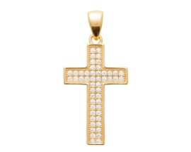 Croix plaqué or et oxydes Stepec - ISJESBP