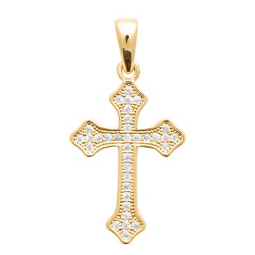 Croix plaqué or et oxydes Stepec - ISSTXBP