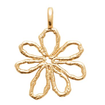 Pendentif fleur plaqué or Stepec - ISTBSPP