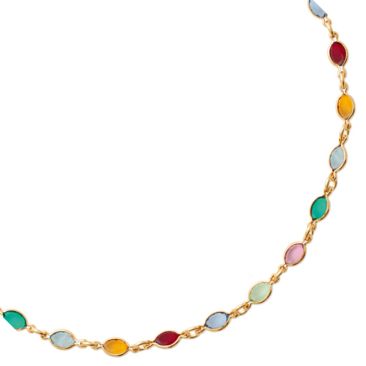 Collier oxydes plaqué or - ITSPTBOU