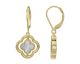 Boucles d'oreilles argent doré nacre et oxydes Charles Garnier - AGF170297E