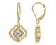 Boucles d'oreilles argent doré nacre et oxydes Charles Garnier - AGF170297E