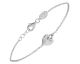 Bracelet coeur argent oxydes Charles Garnier - AGF170306B