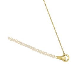 Collier argent doré et perles Jourdan - AJF170308N