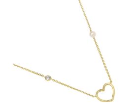 Collier argent doré, perles et oxydes Jourdan - AJF210165N