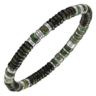 Bracelet acier empierré Jourdan - JH100041B