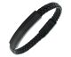 Bracelet acier & cuir Jourdan - JH360005B