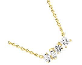 Collier argent doré & oxydes Murat Paris - Y02028.1