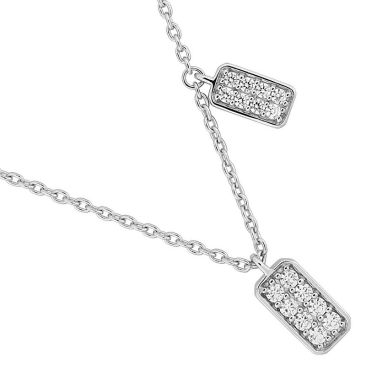 Collier argent & oxydes Murat Paris - 302005.1