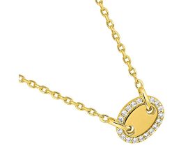 Collier argent doré & oxydes Murat Paris - Y02019.1