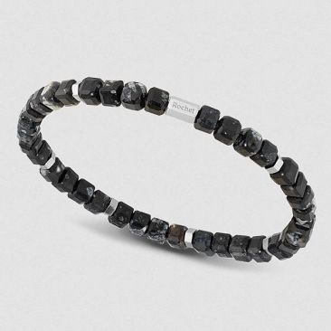 Bracelet perles & acier Rochet - HB9601