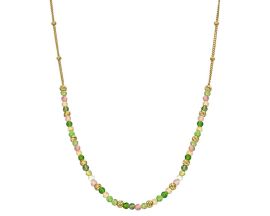 Collier argent doré et tourmalines Orus - COD073TOURMALINE