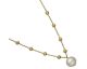 Collier argent doré perles Orus - COD208