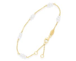 Bracelet argent doré et perles Orus - BRD205