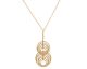 Collier argent doré Orus - CA150GOLD