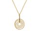 Collier argent doré Orus - CA211GOLD