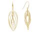 Boucles d'oreilles pendantes argent doré Orus - CA442GOLD