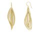 Boucles d'oreilles pendantes argent doré Orus - CA443GOLD