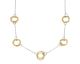 Collier argent doré Orus - CA447BICO
