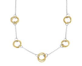 Collier argent doré Orus - CA447BICO