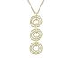 Collier argent doré Orus - CA451GOLD
