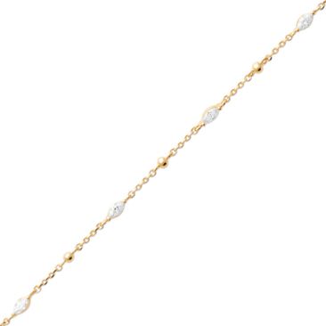 Bracelet plaqué or et oxydes Stepec - ESOJBBBT