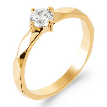 Bague oxyde plaqué or Stepec - IEXPTBP