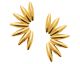 Boucles d'oreilles boutons acier doré - JBJPSPE
