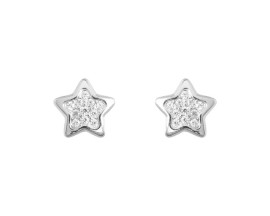 Boucles d'oreilles étoiles boutons or Lucas Lucor - BOR87ZG