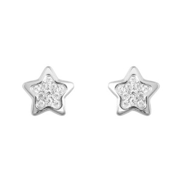 Boucles d'oreilles étoiles boutons or Lucas Lucor - BOR87ZG