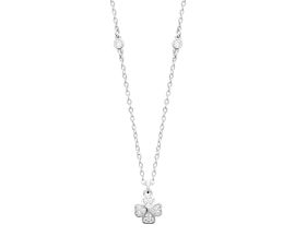 Collier trèfle argent et oxydes Stepec - TSOJIIOU