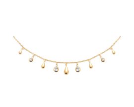Collier plaqué or et oxydes Stepec - ESOBTEOU