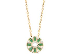 Collier plaqué or et oxydes Stepec - ESOIEJOU