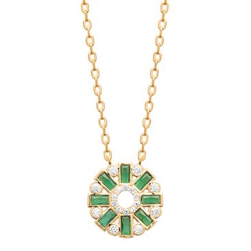 Collier plaqué or et oxydes Stepec - ESOIEJOU