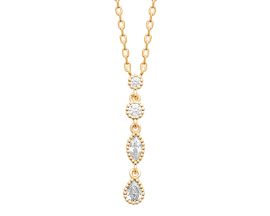 Collier plaqué or et oxydes Stepec - ESOIEXOU
