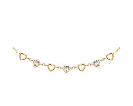 Collier plaqué or et oxydes Stepec - ESOJBXOU
