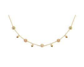 Collier plaqué or et oxydes Stepec - ESOJJUOU