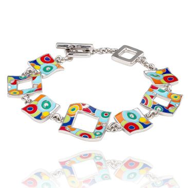 Bracelet argent et oxydes Una Storia - BR121220