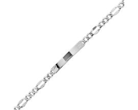 Bracelet gourmette identité argent Stepec - 234031.00