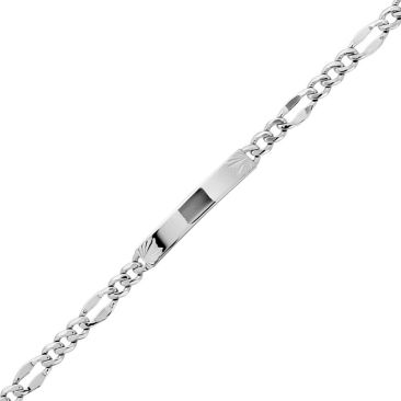 Bracelet gourmette identité argent Stepec - 234031.00