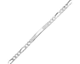 Bracelet gourmette identité argent Stepec - 304030.00