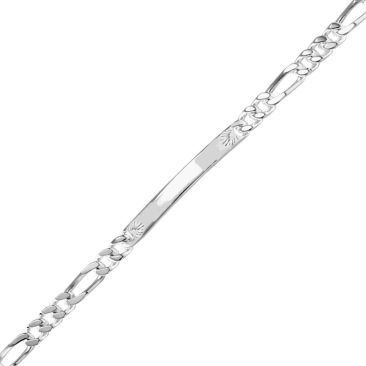 Bracelet gourmette identité argent Stepec - 304030.00